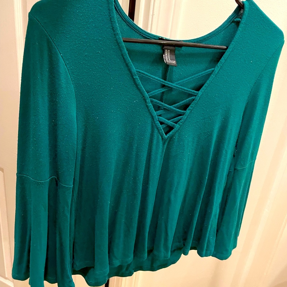Forever 21 Bell Sleeve Top